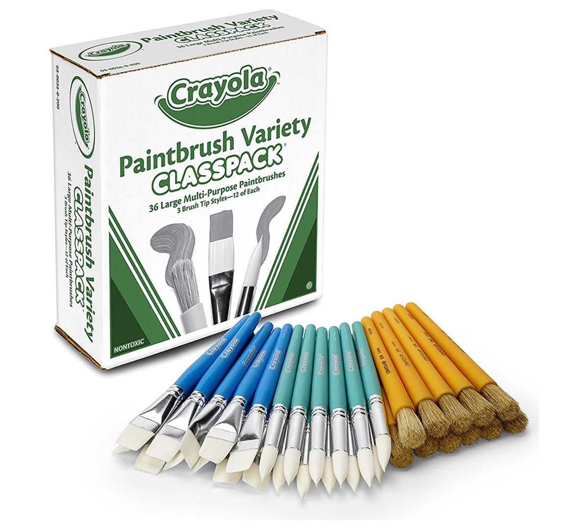 Paint Brush Variety Classpack, 36 Count