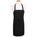Apron, No Pocket Black Bib