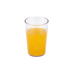 Tumblers 8oz Clear Plastic Cups - 6 PCS