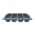 Magnum 4 Compartment Grey Cutlery Bin