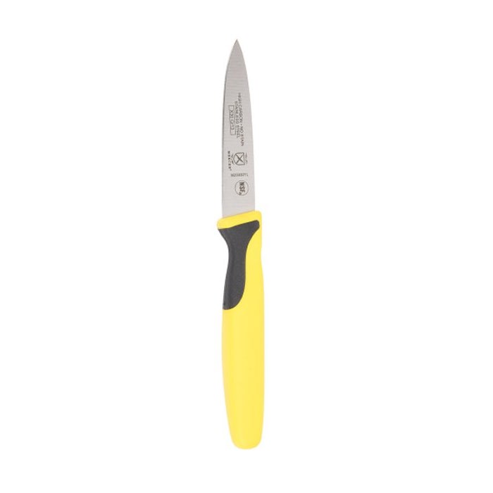 Mercer 3in Millennia Paring Knife, Yellow Handle