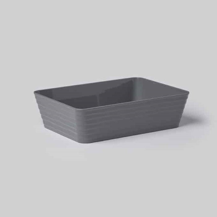 American Metalcraft 96oz Gray Melamine Salad Bowl
