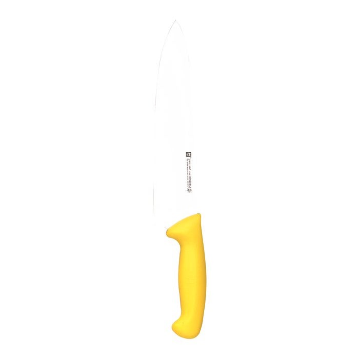 Knife, 9.5IN Twinmaster Chef, Yellow Handle