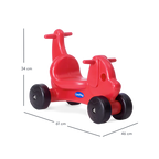 Ride on Toy - Puppy (Red)