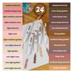 Colours of the World Fine Line Crayons, 24 Count