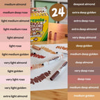 Colours of the World Skin Tone, 24 Count