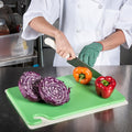 San Jamar Green Cut/Carry Cutting Board, 12 X 18 X .5In